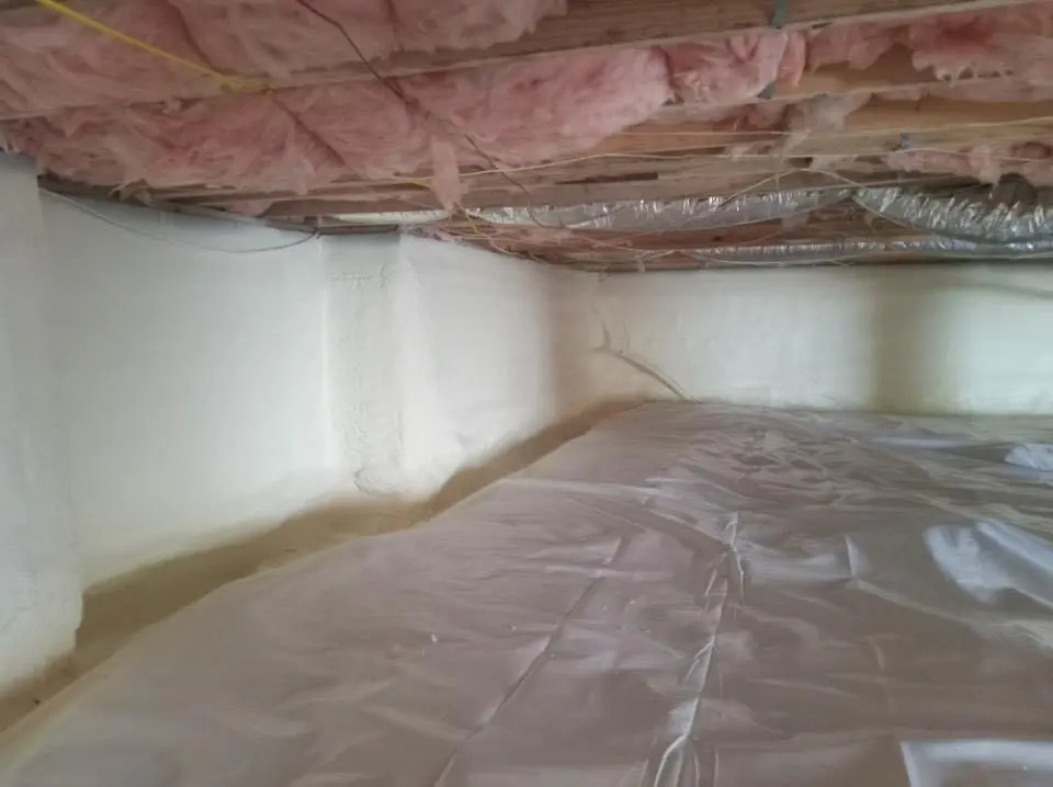 Crawl space encapsulation with closed-cell spray foam for Spray Foam Roofing Repair in Wimauma